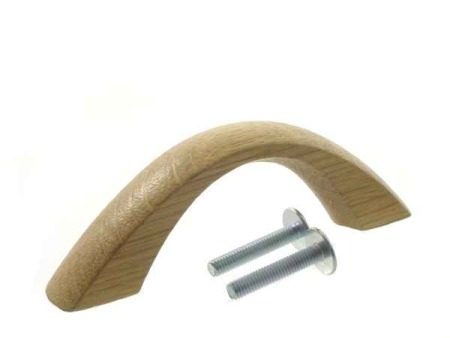 Uchwyt  drewniany Bumerang L- 64 dąb naturalny