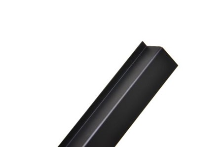 Profil alu 20 x 20 do systemu loftowego czarny mat z półką L 300
