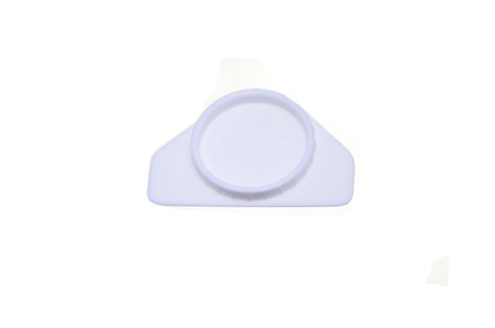 Zaślepka fi 35 ze skrzydełkami biała