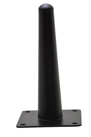 Nóżka metalowa stożkowa 150 mm czarna