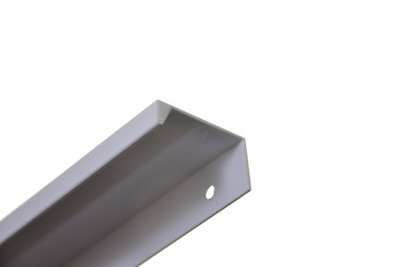 Uchwyt krawędziowy L 96 UM 492 biały