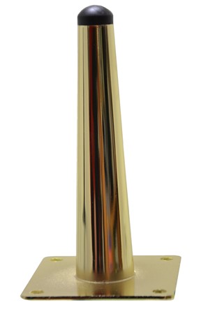 Nóżka metalowa stożkowa 150 mm złota