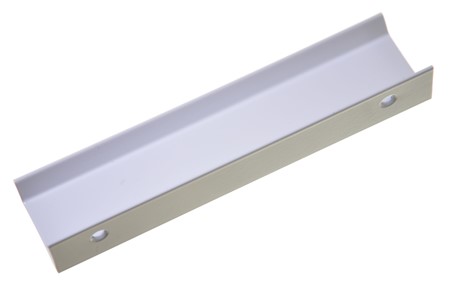 Uchwyt krawędziowy L 96 UM 492 biały