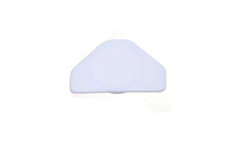 Zaślepka fi 35 ze skrzydełkami biała