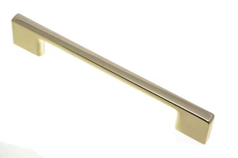 Uchwyt Max Techno prosty L 128 złoty połysk